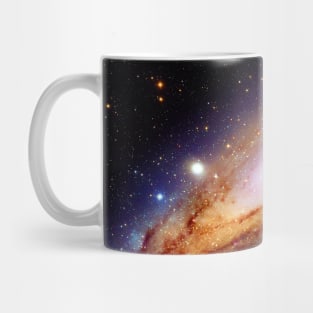 The Andromeda Galaxy in High Resolution Nasa Hubble Space Telescope Image Mug